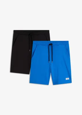 Bermudas de chándal (2 unidades) Negro/Azur